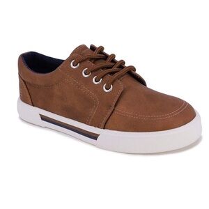 LONDON FOG Kid's Shoe Brown Athletic Sneaker Dress Casual Size 11